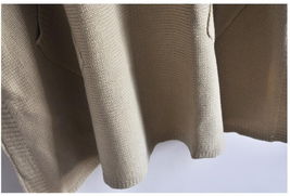 韩国同款气质斗篷外套 蝙蝠袖针织毛衣的时尚风潮与市场优势